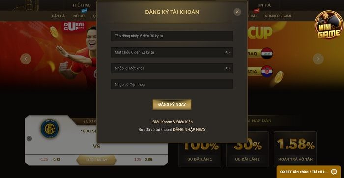 Hướng dẫn đăng ký và tạo tài khoản trên trang web game 77Bet - 77Bet